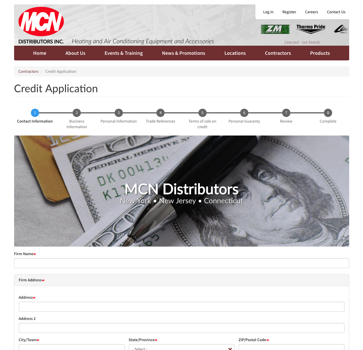 MCN Credit Form